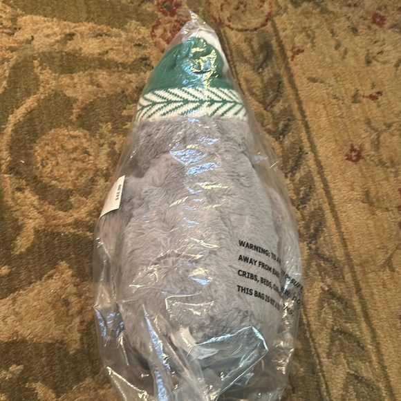 Macy’s Holiday Lane penguin plush with hat